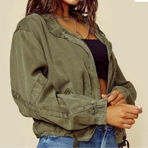 Young Fabulous & Broke Clara bomber jacket size M